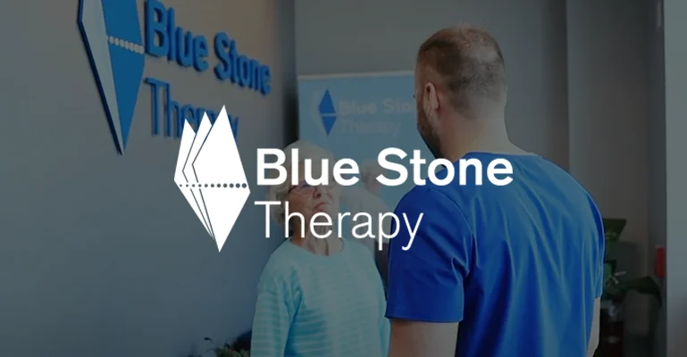 Blue Stone Therapy Case Study Logo Hero image