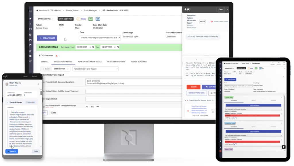 Optima Unity AI Chart Review, mobile, Desktop